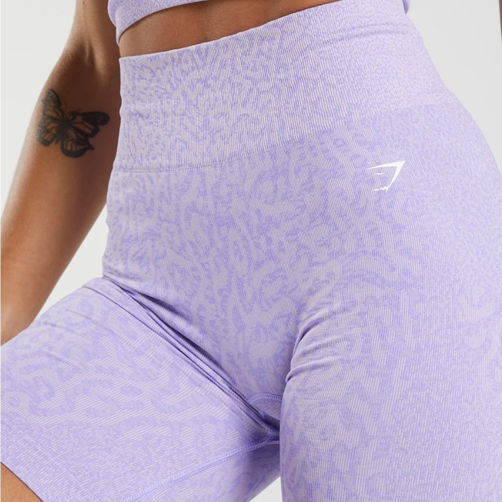 Adapt animal seamless cycling shorts. Gymshark. Sweat wicking. Flattering!